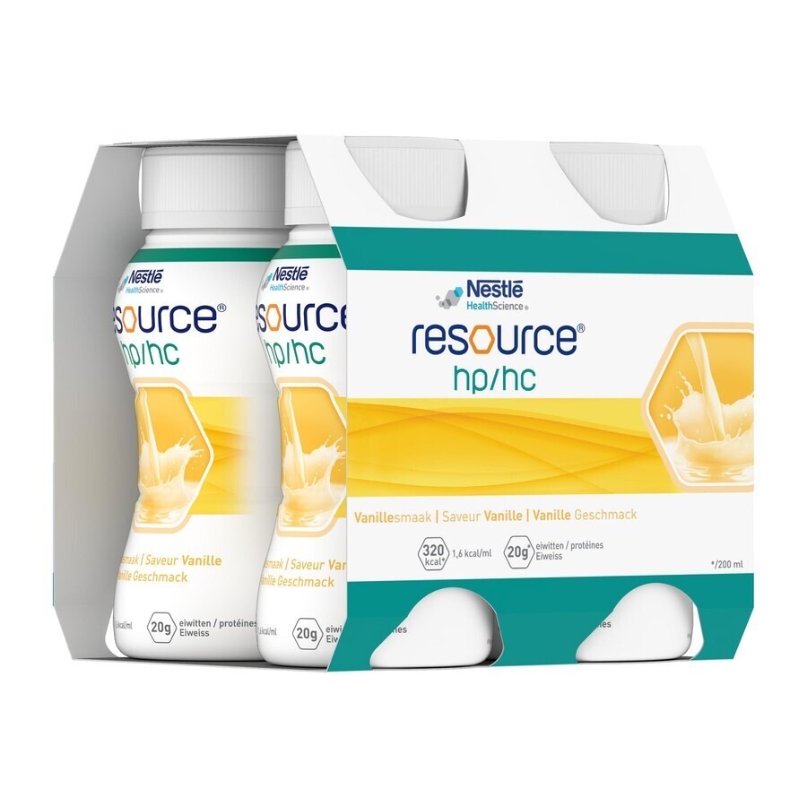 Resource Hp Hc Vanille Fles 4x200ml