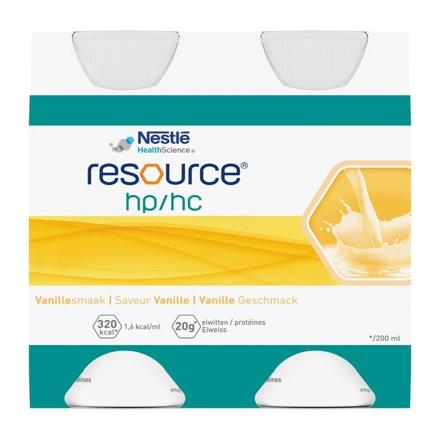 Resource Hp Hc Vanille Fles 4x200ml