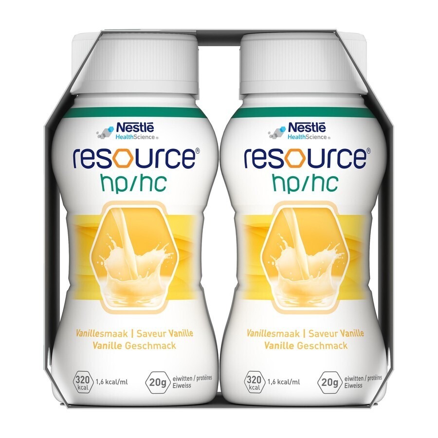 Resource Hp Hc Vanille Fles 4x200ml