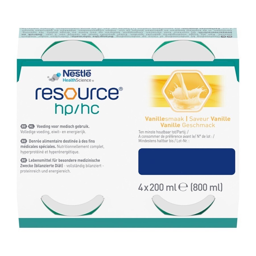 Resource Hp Hc Vanille Fles 4x200ml