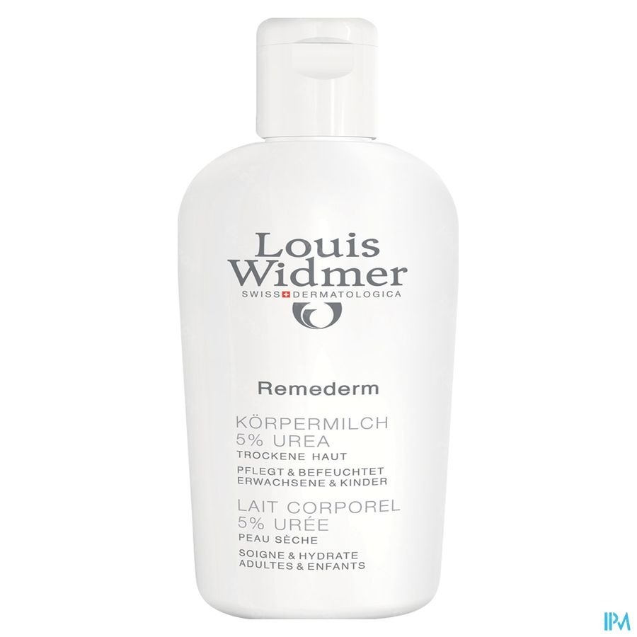 Louis Widmer Remederm Lichaamsmelk 5% Ureum Zonder Parfum 200ml