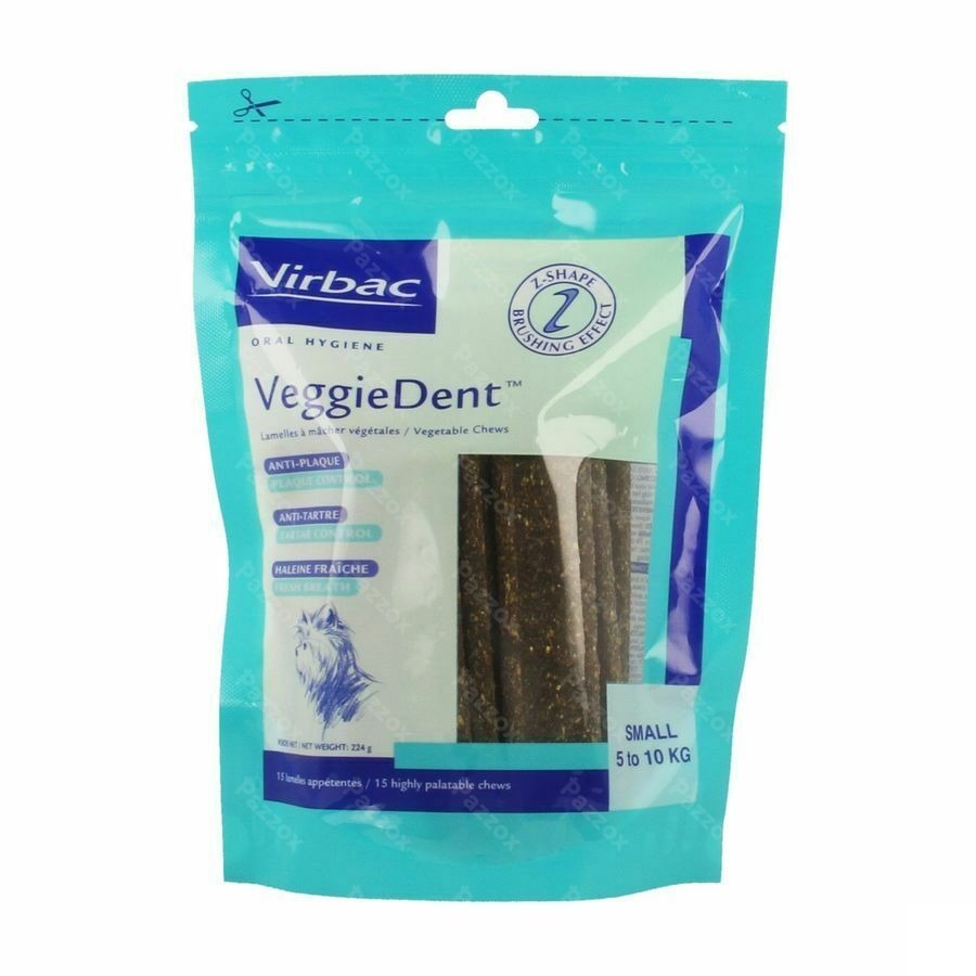 Veggiedent Hond  5 -10 kg Kauwreep 15