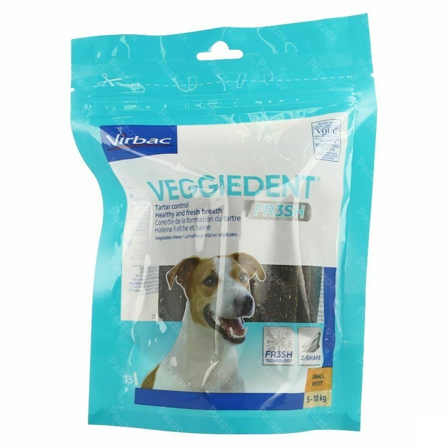 Veggiedent Hond  5 -10 kg Kauwreep 15
