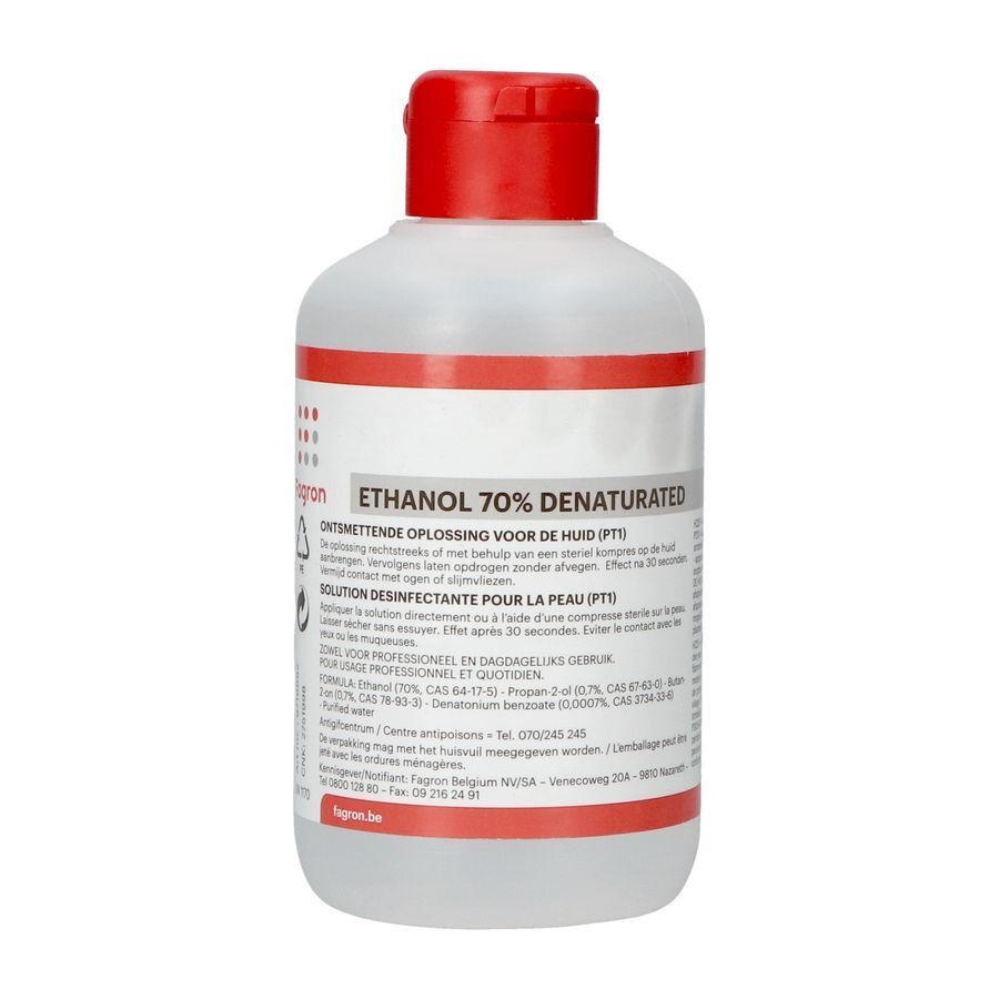 Ethanol 70% Denat. Fpw 250ml Fag