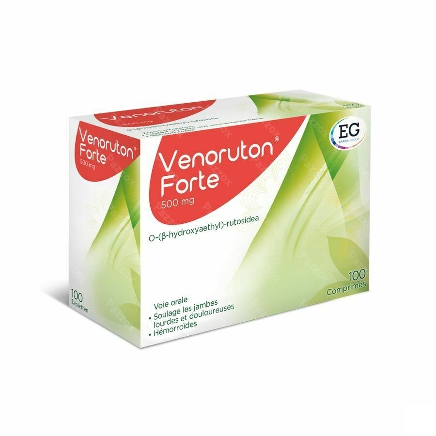 Venoruton Forte 500mg 100 Comprimés