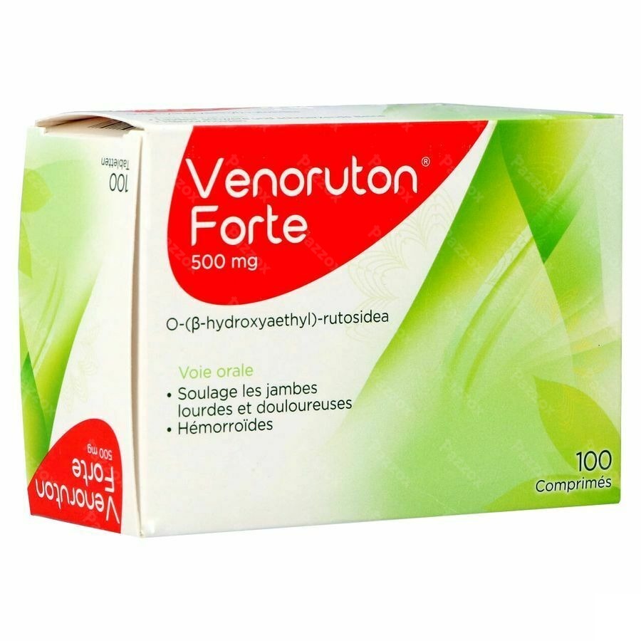 Venoruton Forte 500mg 100 Comprimés