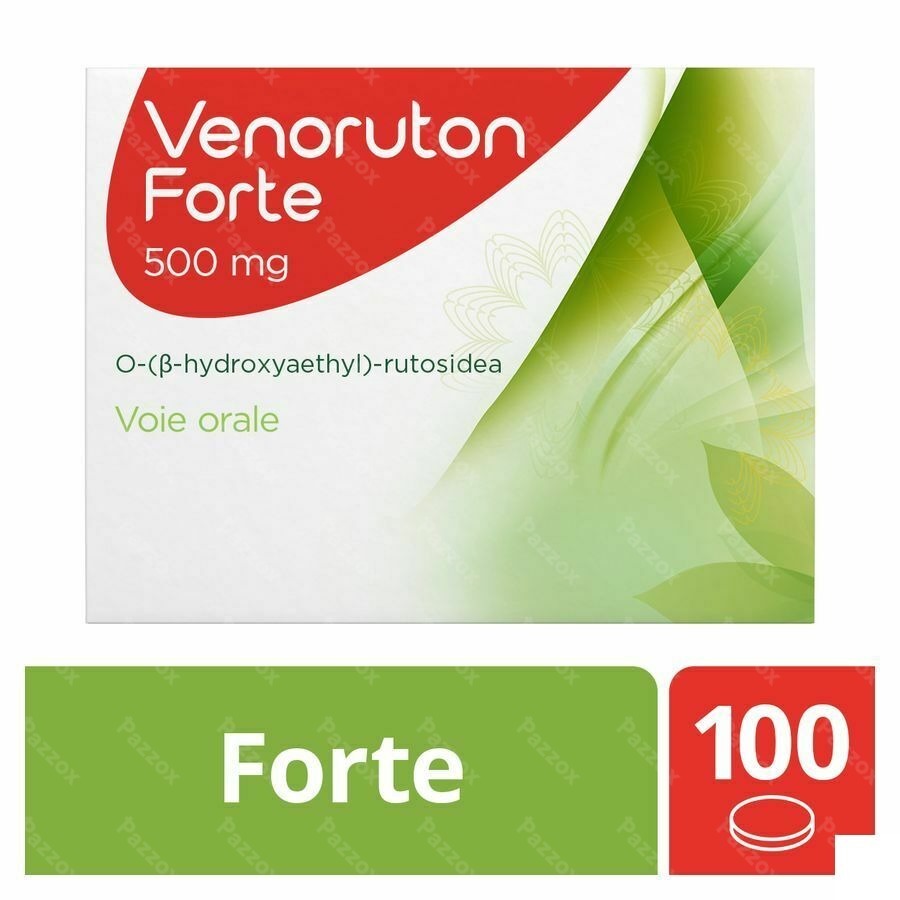 Venoruton Forte 500mg 100 Comprimés