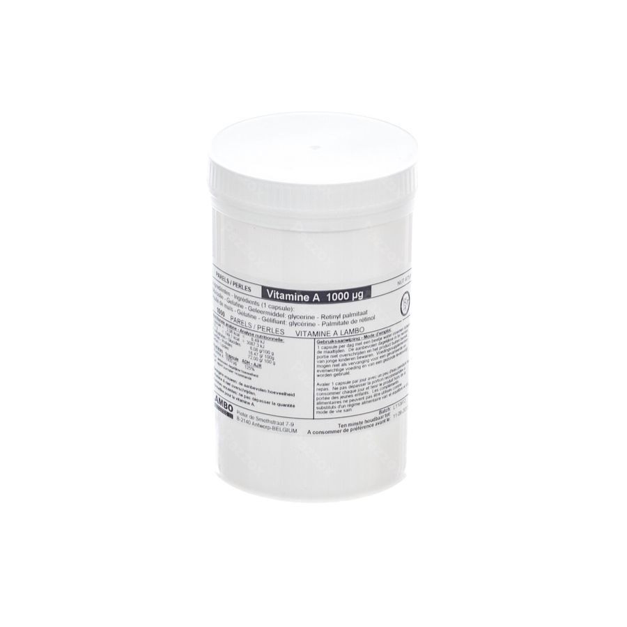 Vitamine A Retinol 3.333iu Perles 1000 Lambo