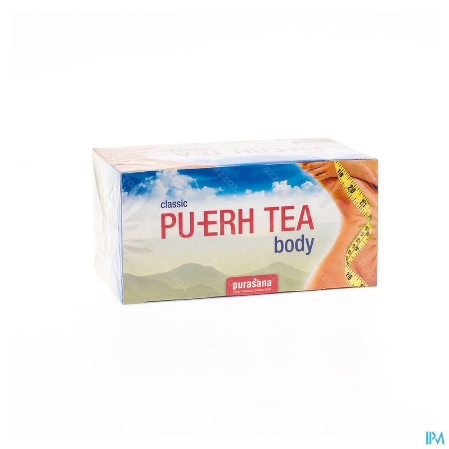 Purasana Vegan Pu-erh Tea Le Mange-graisse Sach 20
