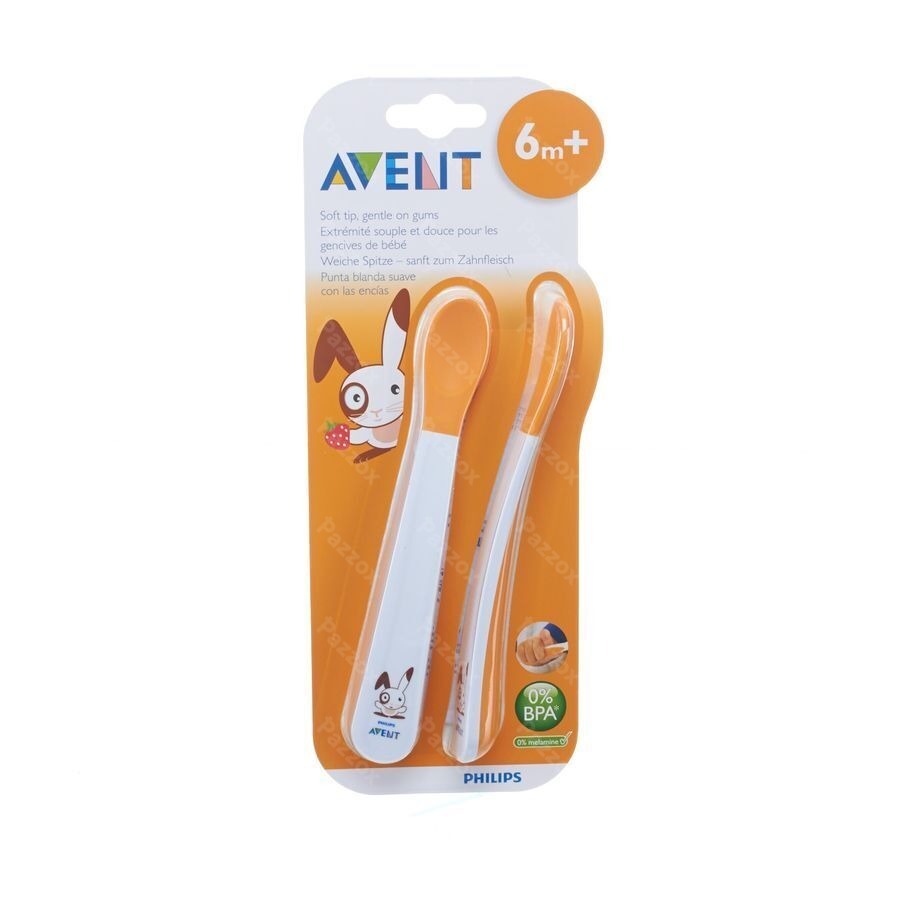 Philips Avent Zachte Voedingslepel +6m 2 SCF710/00