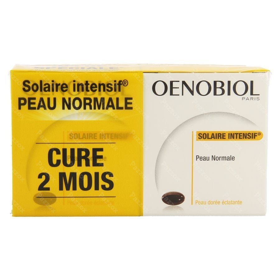 Oenobiol Solaire Intensief Kuur Normale Huid 2x30 Caps