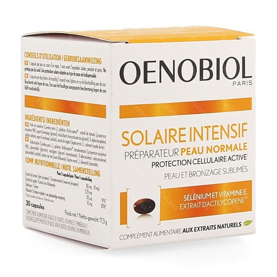 Oenobiol Solaire Intensif Peau Normale 30 Caps