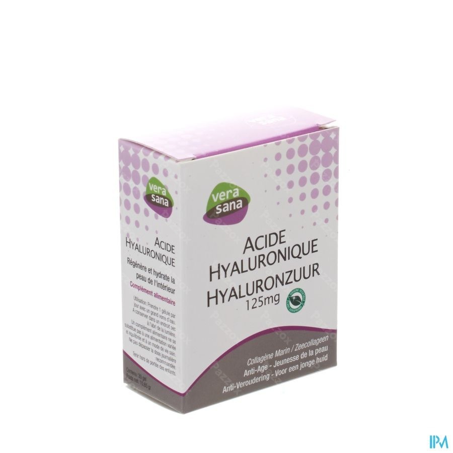 Acide Hyaluroniq.+collagen Marin Caps 30 Vera Sana