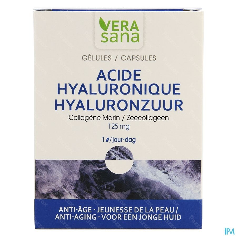 Acide Hyaluroniq.+collagen Marin Caps 30 Vera Sana