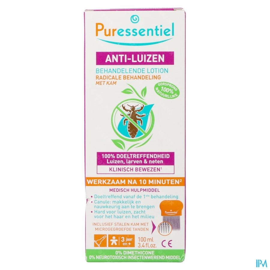 Puressentiel Anti-luizen 100ml + Kam