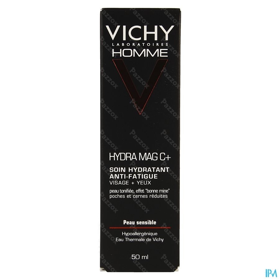 Vichy Homme Hydra Mag C+ Anti-Vermoeidheid Gezichtsverzorging 50ml