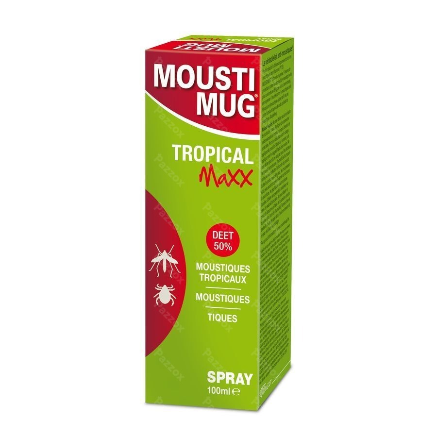 Moustimug Tropical Maxx 50% Deet Spr 100ml