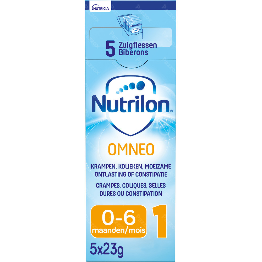 Nutrilon Omneo 1 Lait Nourris. Pdr Trialpack 5x23g