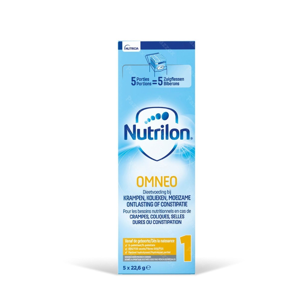 Nutrilon Omneo 1 Lait Nourris. Pdr Trialpack 5x23g
