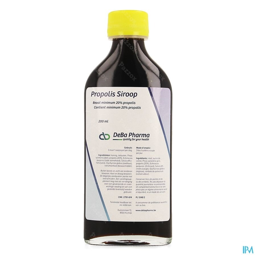 Propolis Siroop 20% 200ml Deba