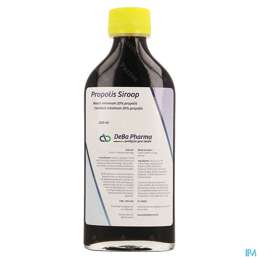 Propolis Siroop 20% 200ml Deba