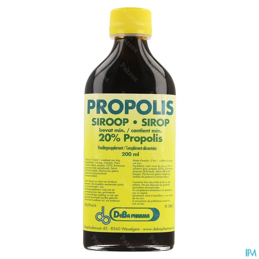 Propolis Siroop 20% 200ml Deba
