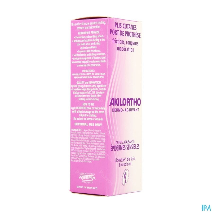 Akilortho Dermo Adjuvant Creme Apaisante Tube 75ml