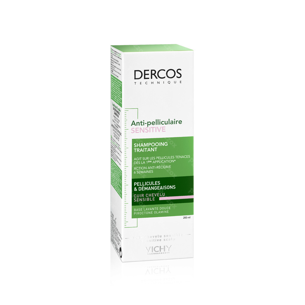 Vichy Dercos Anti Roos Sensitive Shampoo Jeukende en Gevoelige Hoofdhuid 200ml