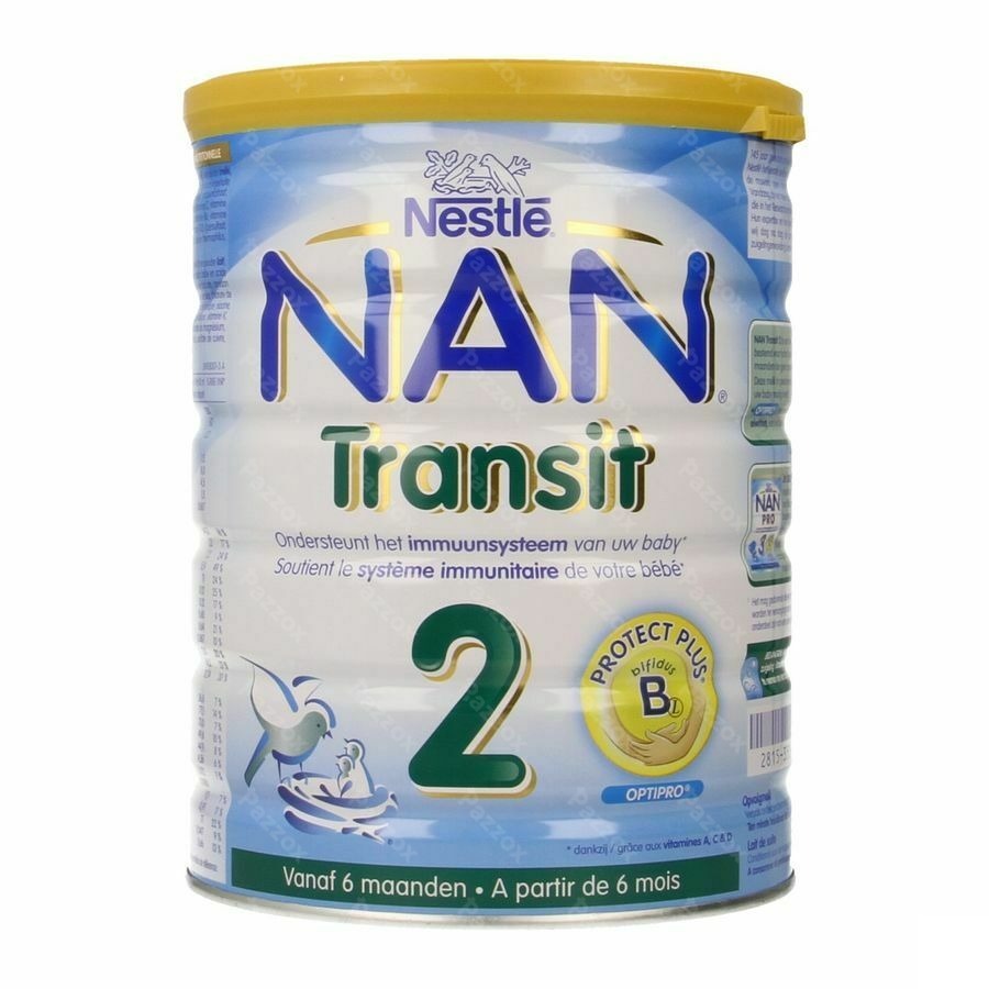 Nan Transit 2 Poedermelk 2lftd 800g
