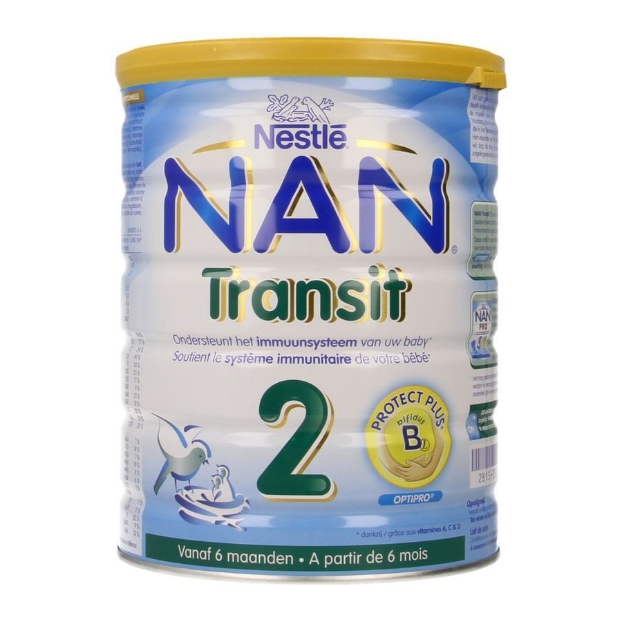 Nan Transit 2 Poedermelk 2lftd 800g