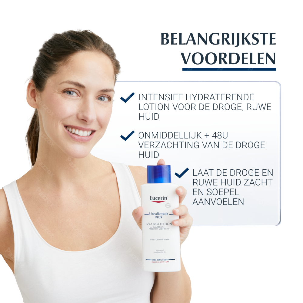 Eucerin UreaRepair Plus 5% Urea Lotion Droge en Ruwe Huid 250ml