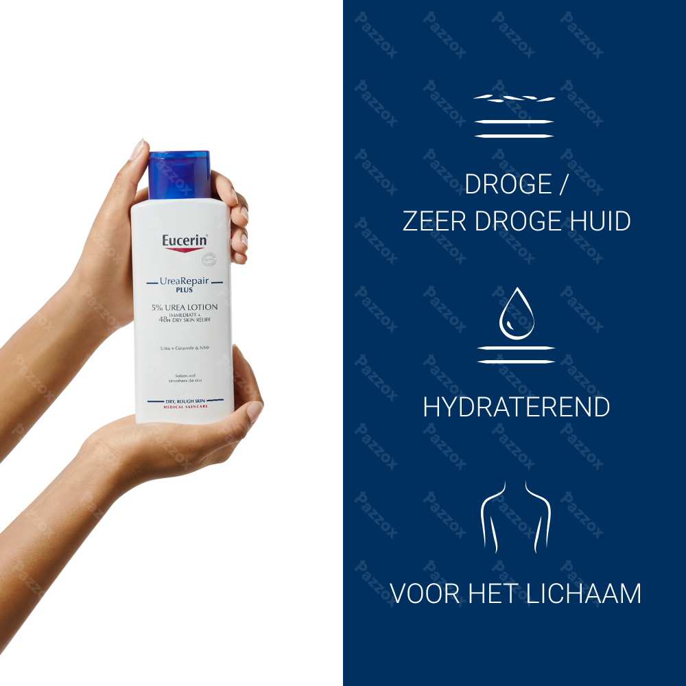 Eucerin UreaRepair Plus 5% Urea Lotion Droge en Ruwe Huid 250ml