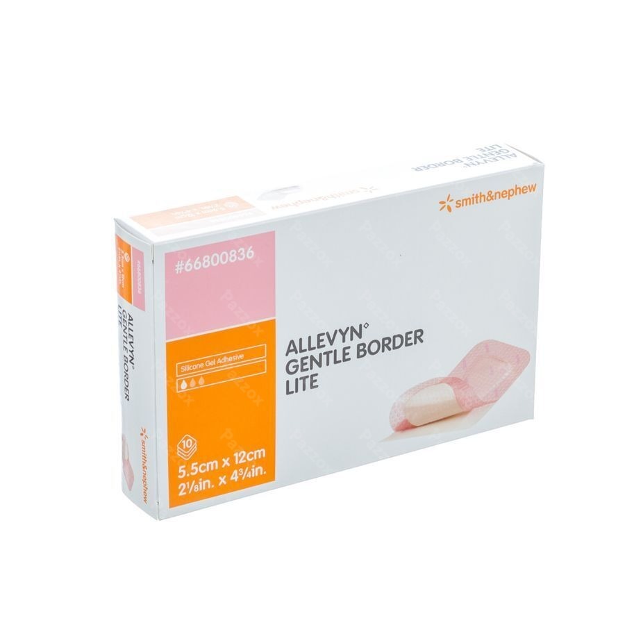 Allevyn Gentle Border Lite 5,5x12,0cm 10 66800836