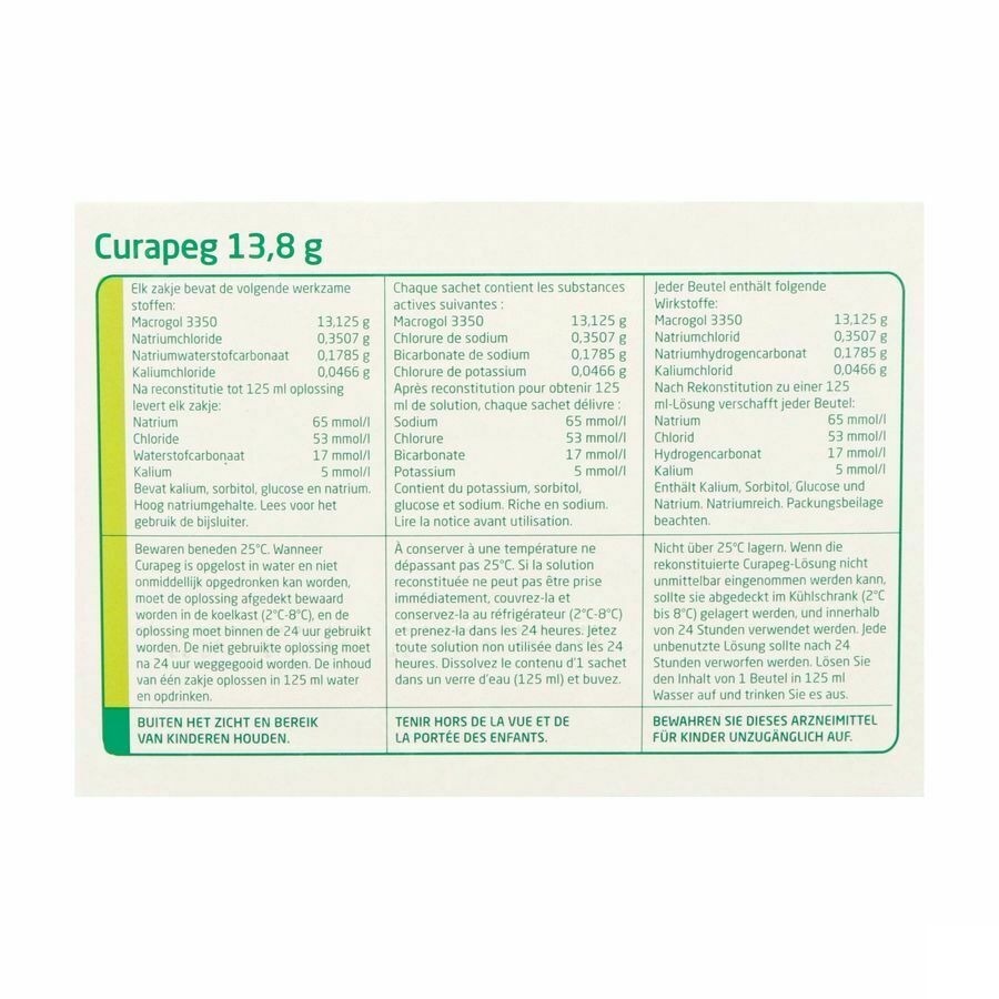 Curapeg 13,7g Poudre Sol Buv 30