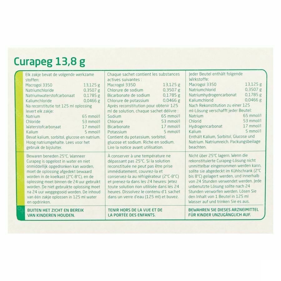 Curapeg 13,7g Poudre Sol Buv 30