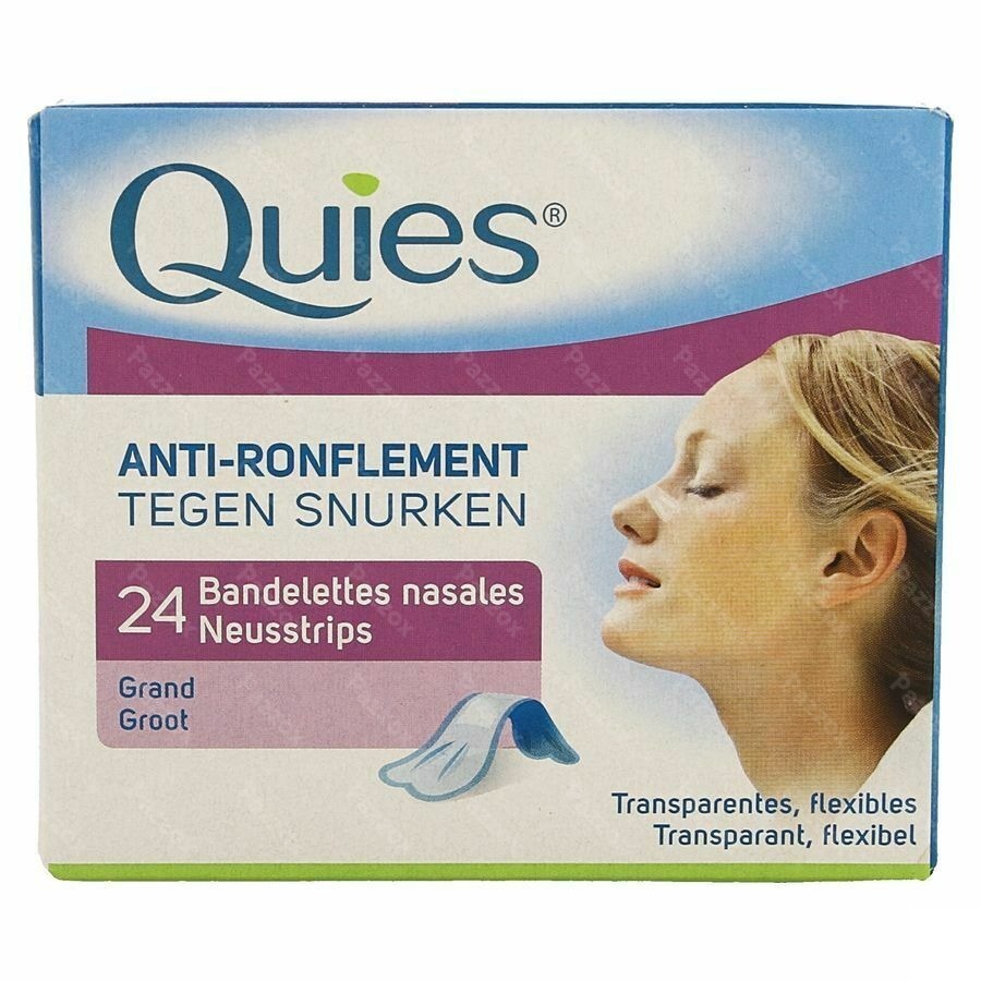 Quies A/snurk Neusstrips Groot 24