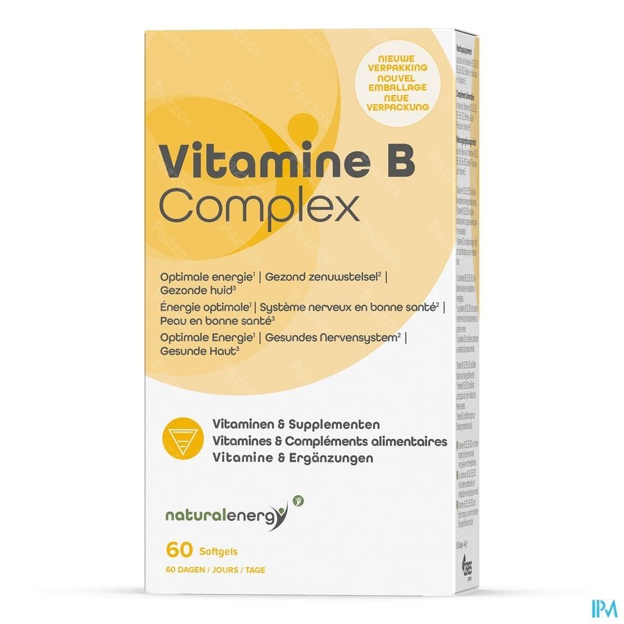 Natural Energy Vitamine B Complex Caps 60
