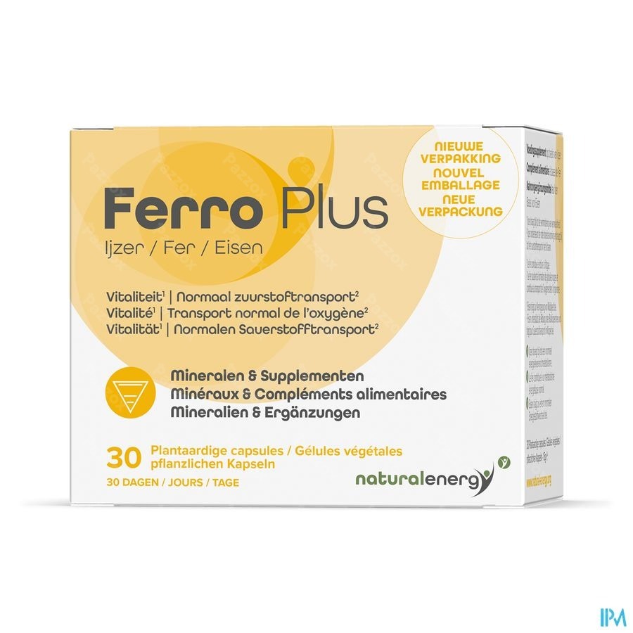 Natural Energy Ferro Plus Caps 30