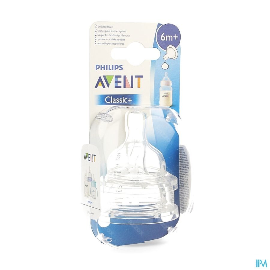 Avent 2 Tétines Naturel 6m+