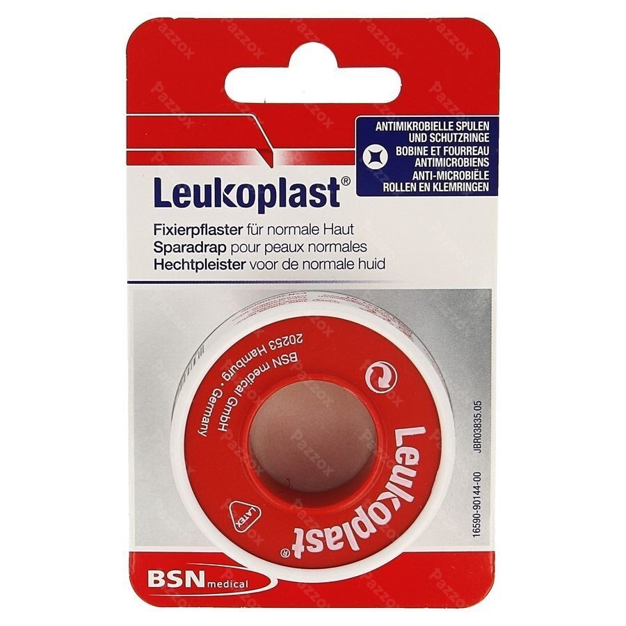 Leukoplast Deksel 1,25cmx5m Ophang 1 152101