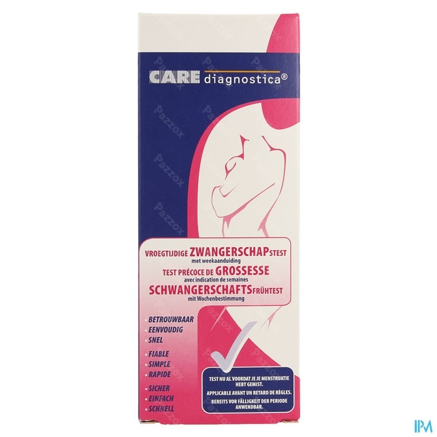 Biopax Test Grossesse Precoce Indic. Semaine Rose
