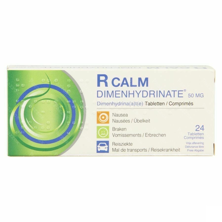 R Calm Dimenhydrinate 24 Tabletten
