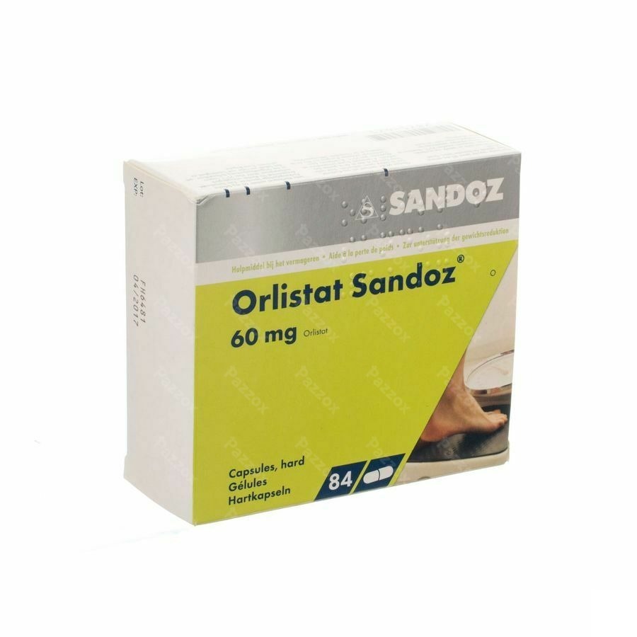 Orlistat Sandoz 60mg 84 Capsules