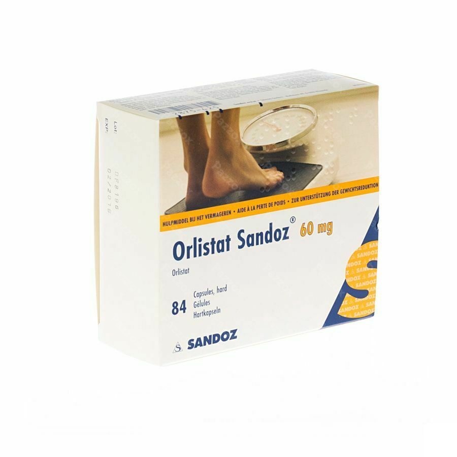 Orlistat Sandoz 60mg 84 Capsules