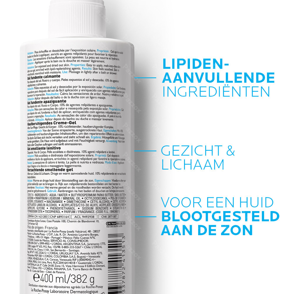 La Roche-Posay Posthelios After Sun 400ml