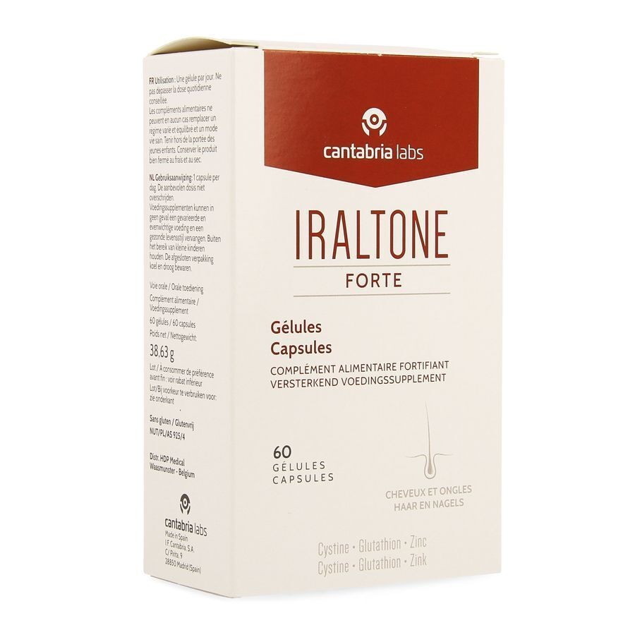 Iraltone Forte Voedingssupplement Haar en Nagels 60 Capsules
