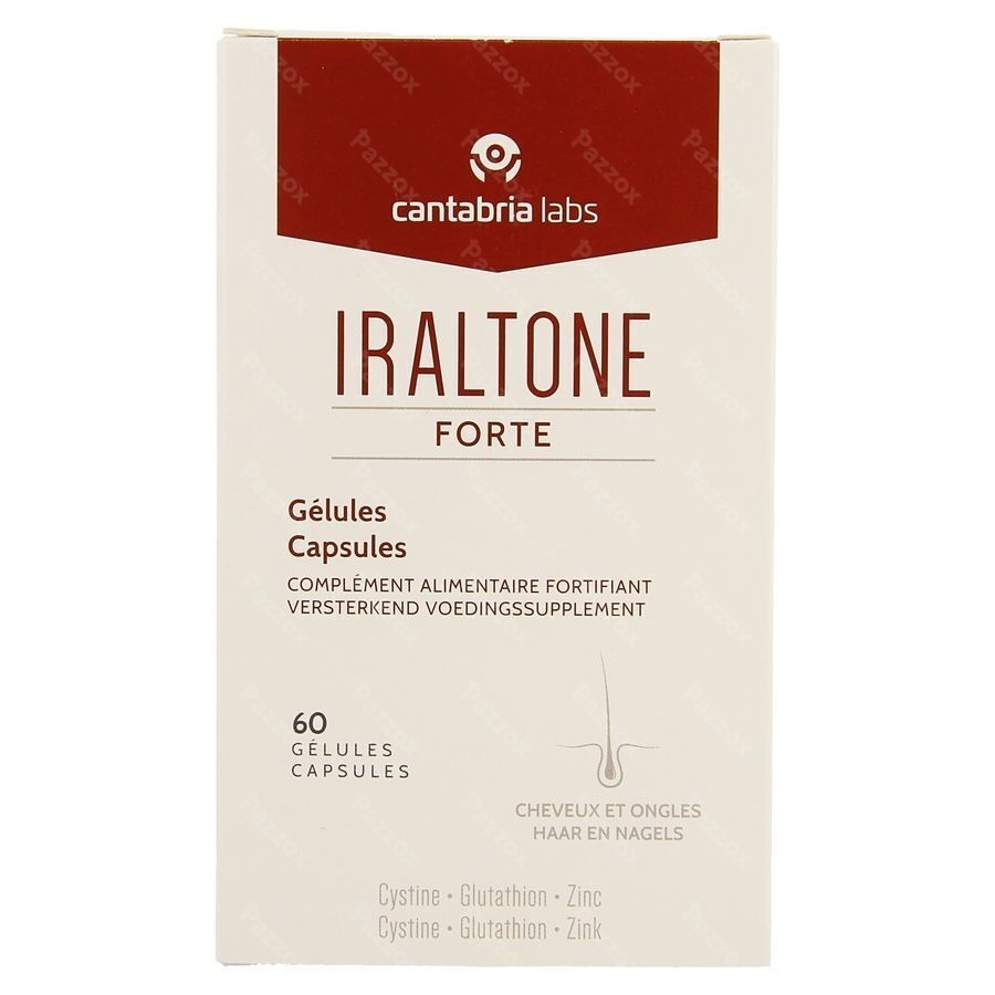 Iraltone Forte Voedingssupplement Haar en Nagels 60 Capsules