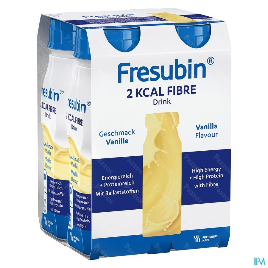 Fresubin 2 Kcal Fibre Drink Vanille Fl 4x200ml