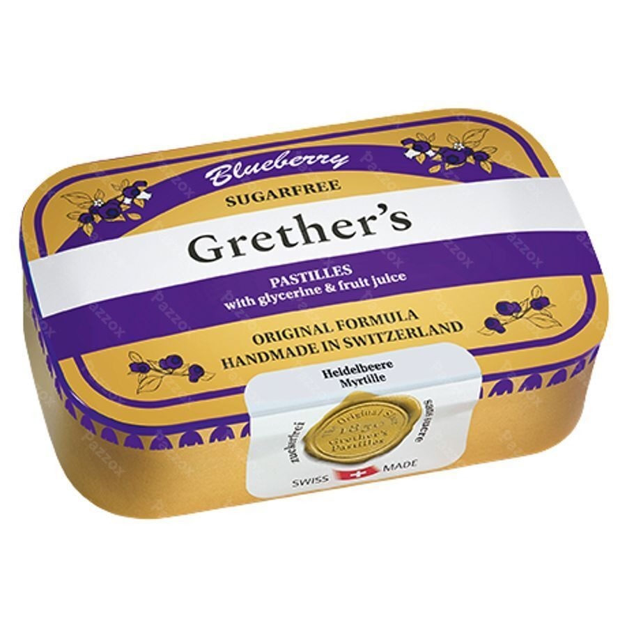 Grether's Pastilles Blueberry Zs 110g