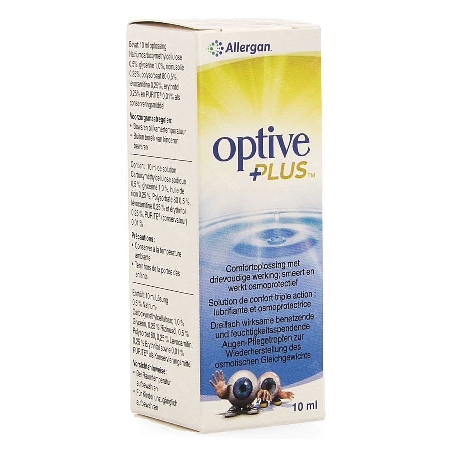 Optive Plus Sol Ster 1x10ml